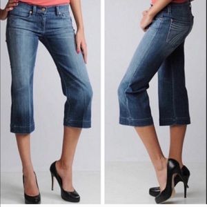 7FAM Dojo cropped jeans capris